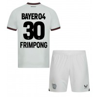 Bayer Leverkusen Jeremie Frimpong #30 Gostujuci Dres za djecu 2023-24 Kratak Rukav (+ Kratke hlače)